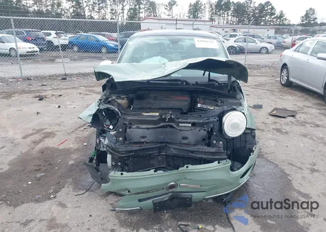 2012 Fiat 500 Lounge z USA, uszkodzony, nr VIN 3C3CFFCR0CT128100